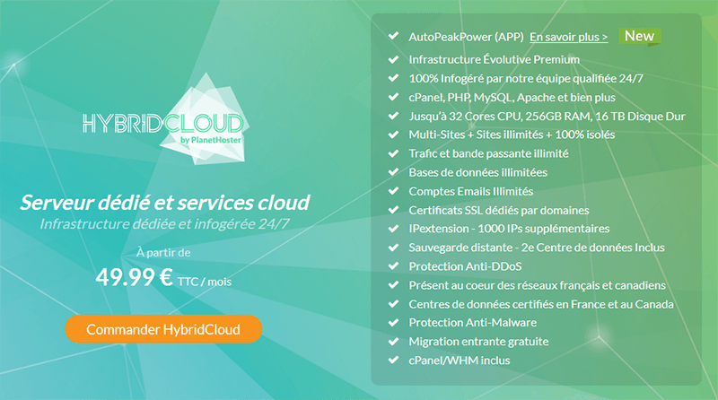 HybridCloud PlanetHoster